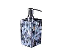 Dispensador de jabón de 500 ml, botella desinfectante de manos de lujo, hotel, baño, champú, prensa de lavado corporal, dispensador de jabón, dispensador de jabón para baño (negro)