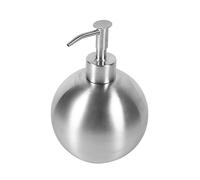 Dispensador de jabón de Acero Inoxidable, 500 ml, Botella con Bomba de jabón líquido, dispensador con Bomba de champú en Forma de Bola para baño, Dormitorio, Cocina, encimera