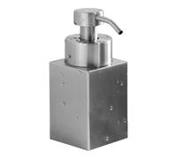 Dispensador de jabón de acero inoxidable, botella de bomba de loción recargable, dispensador de jabón de 200 ml, para champú líquido, acondicionador, baño, cocina, ducha, fregadero de gel