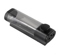 Dispensador de jabón de cabeza triple para montaje en pared, color negro | Diseño que ahorra espacio, mantiene las encimeras ordenadas, se adapta a baños y duchas, construcción ABS, fácil de limpiar
