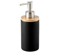 Dispensador de jabón de cerámica de 400 ml, dispensador de loción para Cocina y baño (Negro)