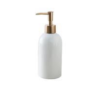 Dispensador de jabón de cerámica para baño, desinfectantes de manos, contenedor de champú, botella de prensa de gel de ducha, botella de desinfectante de manos de cerámica