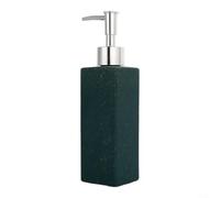 Dispensador de jabón de cristal negro para el contador del baño, bomba del | Dispensador de líquido de vidrio grueso sin plomo, bomba negra resistente al óxido para champú de loción de jabón de manos
