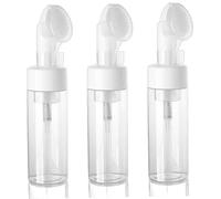Dispensador de jabón de Espuma, 30 Piezas 60 ml de Botella de Bomba de Espuma de Viaje Transparente, dispensador de jabón de Viaje portátil con Cabeza de Cepillo