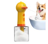 Dispensador de jabón de espuma, champú eléctrico de limpieza para mascotas, pulverizador automático de botellas de baño, de limpieza de espuma recargable de 1200 mAh para gatos, perros