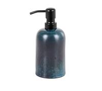 Dispensador de jabón de gres azul