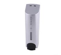 Dispensador de jabón de mano ABS blanco, paquete de 2/3 jabones líquidos modernos para baño para lavado corporal, champú, ducha, cocina, fregadero, uso + (blanco de doble cabeza)