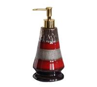 Dispensador de jabón de Mano - dispensador de jabón líquido Vintage | Titular de Recarga de cerámica a Prueba de Fugas | Contenedor Decorativo para loción, Gel de Ducha, acondicionador, baño, Lavabo
