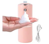 Dispensador de jabón de manos sin contacto, dispensador de jabón espumoso recargable, loción líquida de 280 ml con sensor para fregadero de cocina, hotel, restaurante, adultos, niños, mujeres y