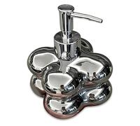 Dispensador De Jabón De Nube De Cerámica - Dispensador De Jabón De Manos Recargable De 370 Ml con Bomba De Plástico para Loción, Gel De Ducha