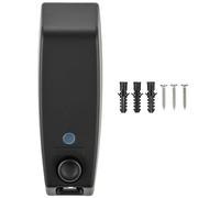 Dispensador de jabón de Pared - Dosificador de jabón líquido, de plástico, 8,5 x 25 x 8 cm, Negro