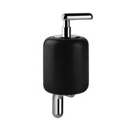 Dispensador de jabón de pared Gessi Goccia en negro GRES, 38014125, Color: Cobre cepillado GHRC