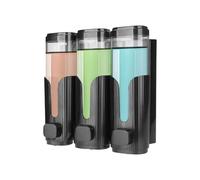 Dispensador De Jabón De Pared - Manual Recargable Sin Taladro, Dispensador De De Montaje En Pared para Baño | Soporte para Líquido De Baño, Acondicionador Y Champú, Bomba De Jabón De Fácil Empuj