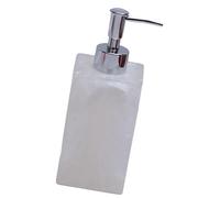 Dispensador de jabón de resina, botella de viaje con textura de mármol, contenedor de líquido fácil de transportar para líquidos cuidados de la piel, botella de resina