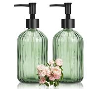 Dispensador de jabón de Vidrio con Bomba, dispensador de jabón de Manos para Lavado de Manos, dispensador de loción, dispensador de jabón de baño para lavavajillas líquido, loción de Gel de Ducha