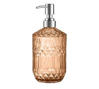 Dispensador de jabón de Vidrio de 13 oz - Recargable para jabón de Manos, lavavajillas, loción, Gel de Ducha y champú