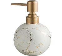 Dispensador de jabón, Dispensador de jabón Bola cerámica 300ml for baño con Bomba, Botella Prensa Gel Ducha, champú