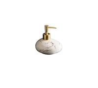 Dispensador de jabón Dispensador De Jabón, Loción Corporal con Estampado Mármol/Botella Dispensadora, Botella Champú Recargable, Adecuado For Decoración Baño/Cocina(Blanco)