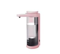 Dispensador de jabón Dispensador De Jabón Pared, No Requiere Perforación, Adecuado for Cocinas Y Baños(Pink)