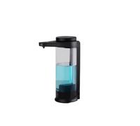 Dispensador de jabón Dispensador De Jabón Pared, No Requiere Perforación, Adecuado for Cocinas Y Baños(Negro)