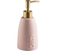 Dispensador de jabón, Dispensador de loción con bomba cerámica color sólido, dispensador jabón manos recargable for fregadero cocina y baño, 330 ml (11,6 oz), 1 unidad(Pink)