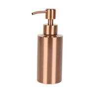 Dispensador de Jabón Dosificador Bomba Botella Reutilizable con Cuerpo Cilíndrico y Bomba Estrecha Flujo Dosificado por Presión Acero Inoxidable 304, Color to 2, 250ml