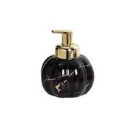 Dispensador de jabón El dispensador de Espuma en Forma Calabaza es Adecuado for Botellas con Bomba champú y Limpiador Facial(Negro)