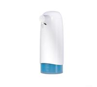 Dispensador de jabón eléctrico montado en la pared 18 cm tamaño compacto | para un funcionamiento sin batería, recargable USB-C, alimentación de larga duración, carga, cable incluido