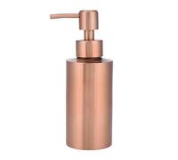 Dispensador de jabón en espuma de oro rosa Dispensador de bomba de jabón líquido reutilizable de acero inoxidable 304 Dispensador de ducha para jabón de manos, lociones, jabón para platos(250ml)