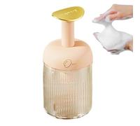 Dispensador de jabón en Espuma - Dispensador de jabón en Espuma Transparente para Manos - Botella de Decorativa Recargable, Bomba de de baño para líquido, champú, Lavado de Cara, d