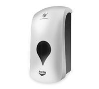 Dispensador de jabón espumoso de 1000ML para Montaje en Pared, dispensador Manual de jabón de Mano de Espuma para Cocina de baño, dispensador de jabón de plástico Blanco con Bomba de Espuma