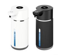 Dispensador de jabón espumoso Touch de 420 ml con sensor infrarrojo avanzado convenientemente recargable por USB (espuma blanca)