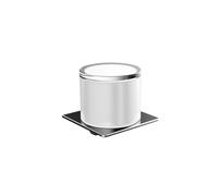 Dispensador de jabón líquido emco art, vaso de cristal, capacidad aprox. 155 ml, cromado, 162100102