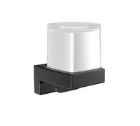 dispensador de jabón líquido emco cue, satinado, negro, 322113300