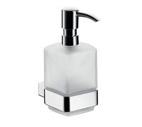 dispensador de jabón líquido emco loft, modelo de pared, recipiente cristal s...