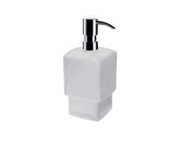 Dispensador de jabón líquido emco loft para sistema de barandilla, cristal, acabado satinado, 052100190