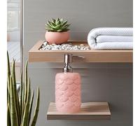 Dispensador de jabón líquido para lavado de manos para baño, botella de lavado de manos para cocina, dispensador de jabón para lavado, accesorios de baño (250 ml, rosa)