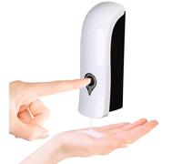 Dispensador de jabón manual de 300 ml, de pared de una sola cabeza, dispensador de jabón líquido, dispensador de champú, gel de ducha de baño, soporte para champú líquido, sin taladrar, con tornillos