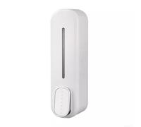 Dispensador de jabón manual de 300 ml montado en la pared para un uso conveniente en baños, oficinas y lugares comerciales (blanco)