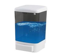 Dispensador de jabón Manual para Cocina, baño, dispensador de jabón de Pared, dispensador de jabón Comercial para recipientes de líquidos, champú de plástico de cámara de Gel, 1000 ml (33 onzas)