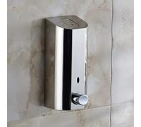 Dispensador de jabón montado en la pared, bomba de acero inoxidable para desinfectante de manos, champú y gel de ducha, ideal para uso doméstico y comercial