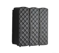 Dispensador de jabón montado en la pared con 3 cámaras, 500 ml por compartimento, instalación sin taladro, material ABS, para baño, champú, acondicionador, lavado corporal, para uso doméstico y