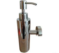 Dispensador de jabón montado en la pared de acero inoxidable 304 con ventana transparente para recarga de líquido suave en hotel, baño, cocina, acabado negro brillante, capacidad de 250 ml (D)