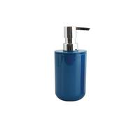 MSV - Dispensador de Jabón INAGUA - Compatible con Accesorios Inagua - Tamaño Estándar - Ø 7 x 18 cm - Azul Oscuro - Material PS Resistente - Ideal para Baño