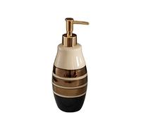 Dispensador de jabón para baño, Fregadero de Cocina, Bomba de jabón de cerámica, rellenable, para loción, champú y jabón líquido, dispensador Manual (A)