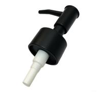 Dispensador de jabón para bomba para cocina y baño, rosca de 28 mm | Bomba de repuesto para botellas de jabón, cabezal de impresión negro mate, salida 1CC, plástico resistente (negro mate)