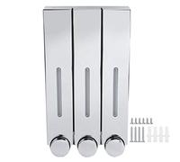 Dispensador de Jabon para Ducha Dispensador de jabón de Ducha montado en la Pared, contenedor de Gran Capacidad 400ML * 3 para baño de Hotel Impermeable Dispensador de Desinfectante