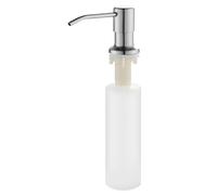 Dispensador de jabón para Fregadero - Bomba de jabón para Platos | Depósito Recargable de 350 ml y 500 ml, Bomba de Espuma Decorativa Plateada Negra, Equipo de baño Profesional para encimera, Tubo de