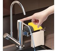 Dispensador de jabón para fregadero de cocina con conexión directa de línea de agua, bomba extendida, dispensador de jabón líquido ABS para encimera, para fácil prensa, bomba de jabón gris para grifo