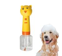 Dispensador De Jabón para Perros con Forma De Oso 350ml | Dispensador Eléctrico De Detergente,Aplicador De Espuma Portátil para Baño Cocina Aseo Mascotas Limpieza